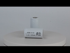 0.1C Rapport de charge NI-Cd C 1.2V 2,5ah Piles pour les applications à basse température