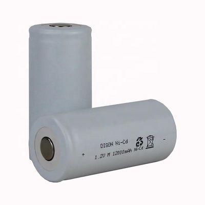 1.2V 12000mah M Type Low Temperature Rechargeable NiCd Battery For Power Supply