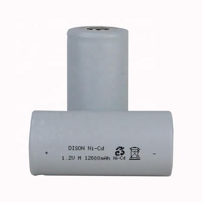 1.2V 12000mah M Type Low Temperature Rechargeable NiCd Battery For Power Supply