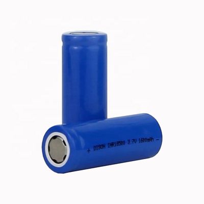 INR18500 3,7V 1,6Ah NMC Lithium Ion Li NiCoMh Piles avec auto-protection PTC,CID