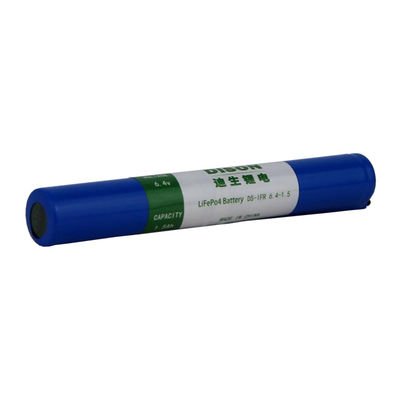IFR18650 6.4v 1500mah Pack de batterie Lifepo4 personnalisé pour l'éclairage d'urgence